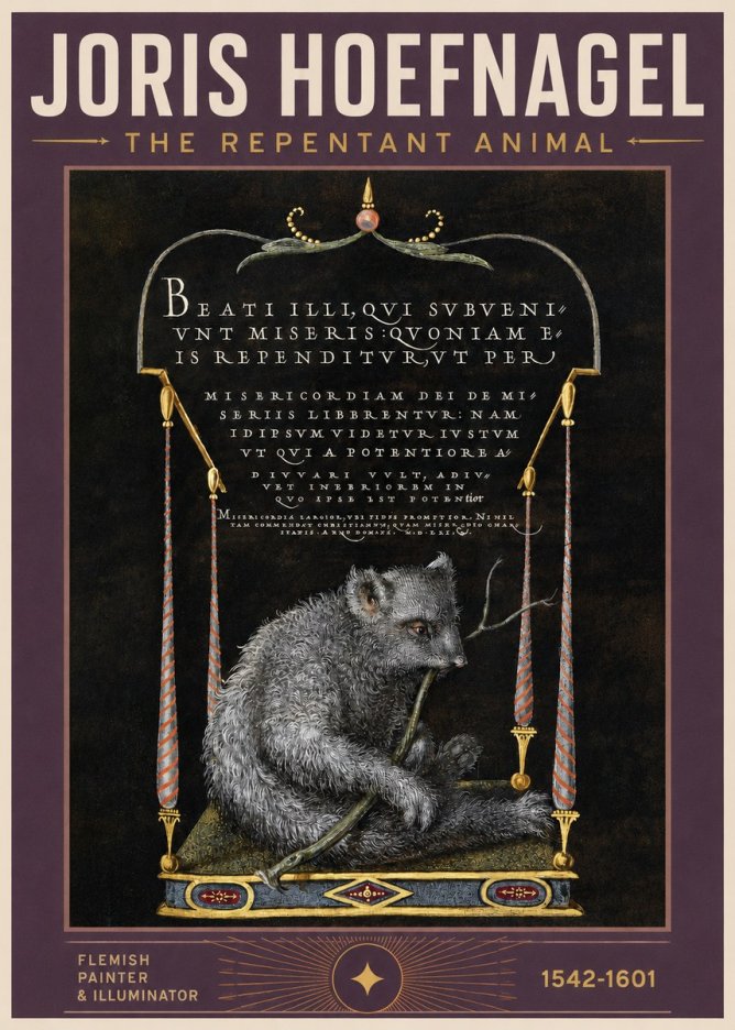 Joris Hoefnagel The Repentant Animal No2 - Juliste