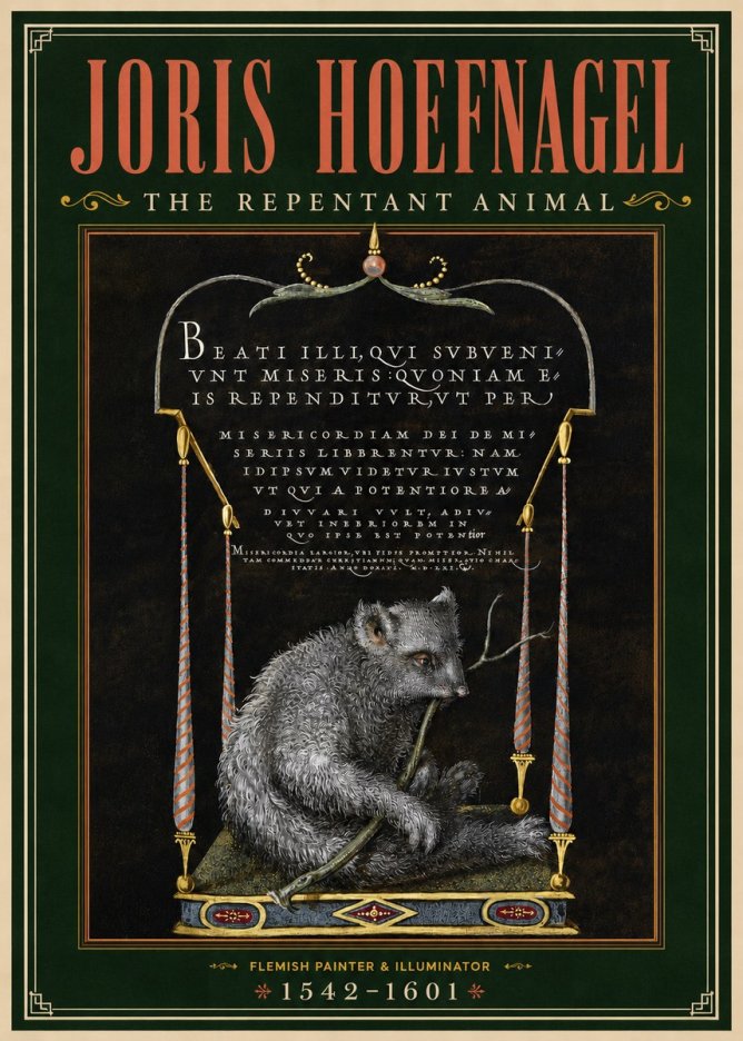 Joris Hoefnagel The Repentant Animal No4 - Juliste