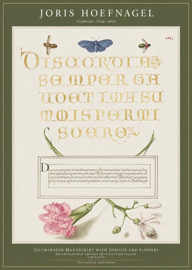 Joris Hoefnagel Laus Virtuti No4 - Juliste