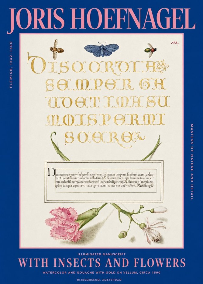 Joris Hoefnagel Laus Virtuti No5 - Juliste