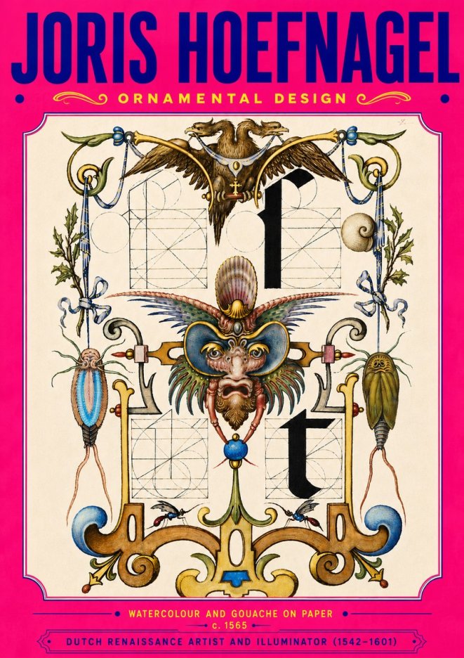 Joris Hoefnagel Ornamental Design II No5 - Juliste