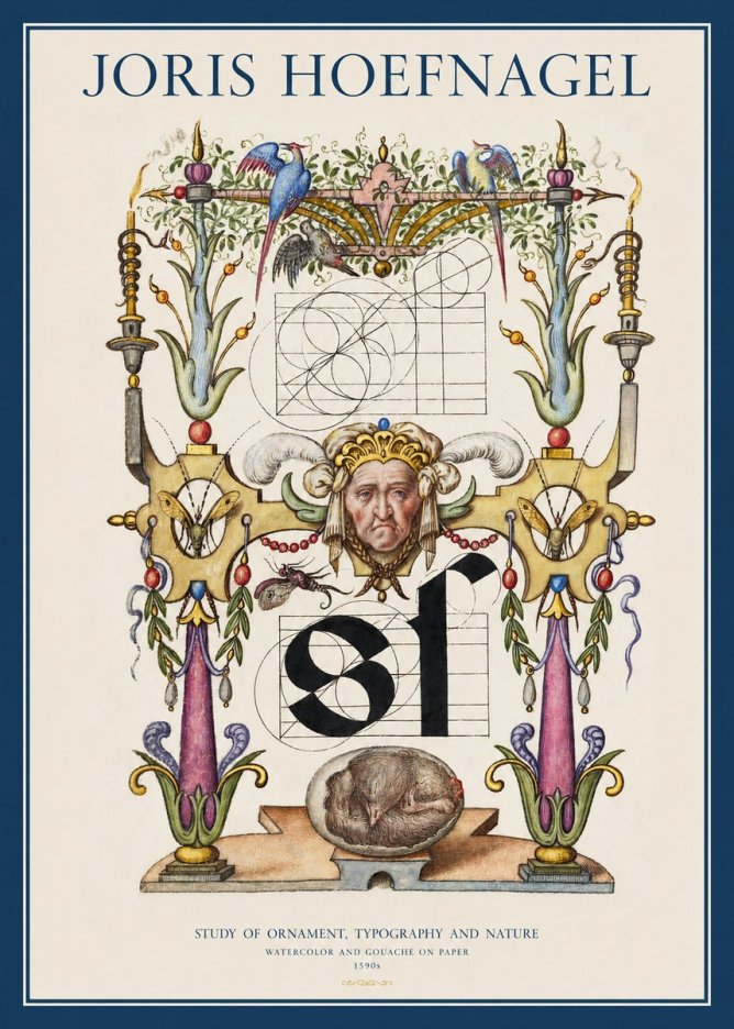 Joris Hoefnagel Mastery in Detail - Renaissance Ornament & Nature Studies No5 - Juliste