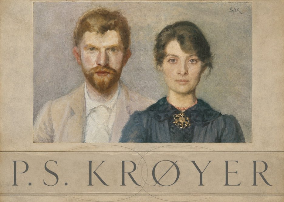 P.S. Krøyer Self-portrait with Marie Krøyer No3 - Juliste