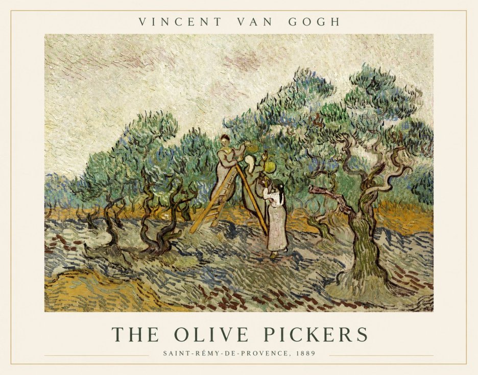 Van Gogh The Olive Pickers II No1 - Juliste