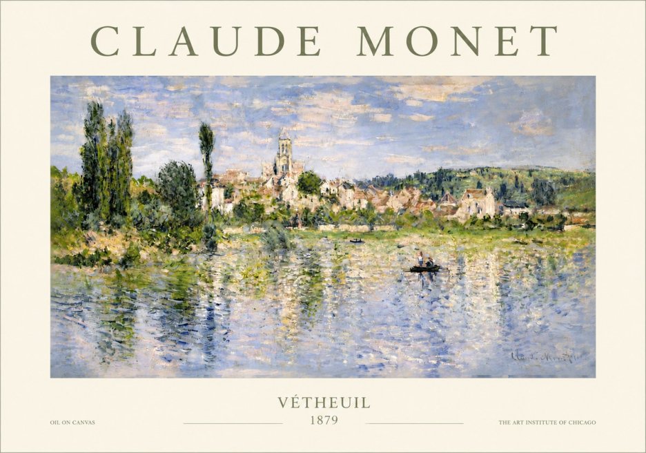 Monet Vétheuil No3 - Juliste