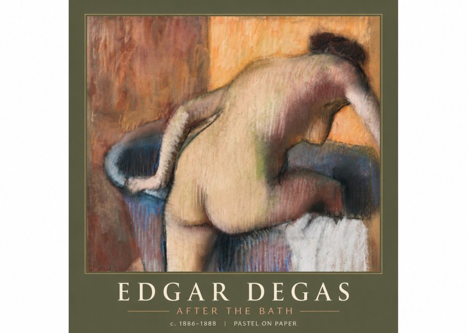Edgar Degas After the Bath I No3 - Juliste