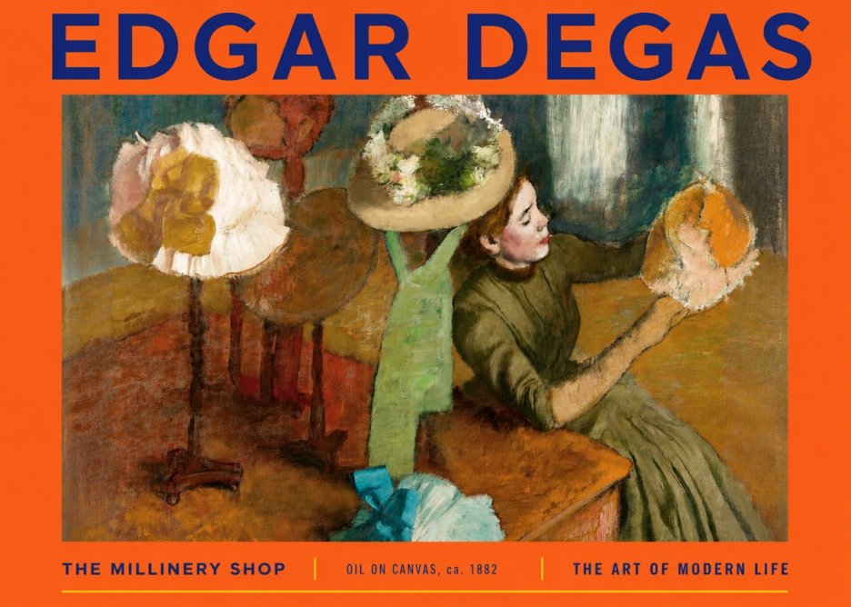 Edgar Degas The Millinery Shop, Ca. 1882 No2 - Juliste
