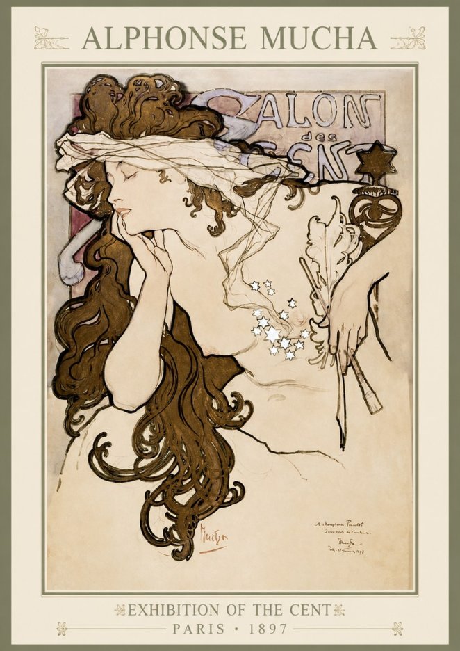 Mucha Salon Des Cent No1 - Juliste