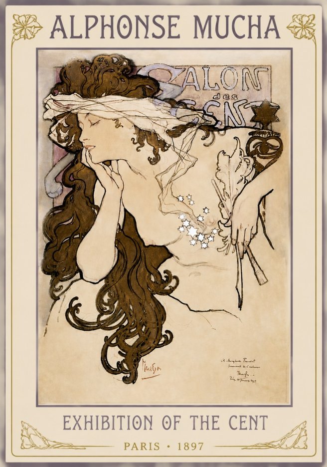Mucha Salon Des Cent No4 - Juliste