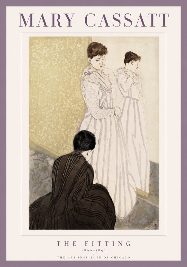 Mary Cassatt The Fitting No2 - Juliste