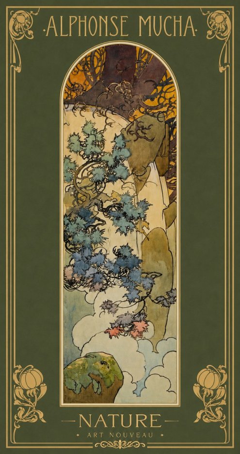 Mucha Nature No2 - Juliste