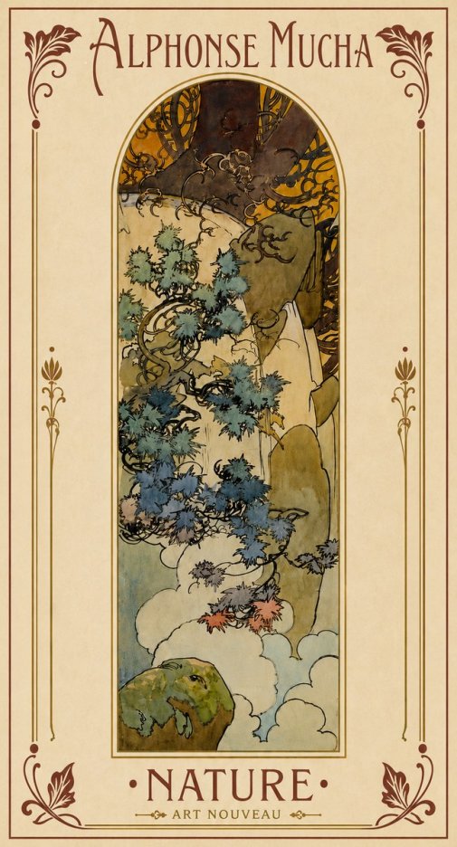 Mucha Nature No5 - Juliste