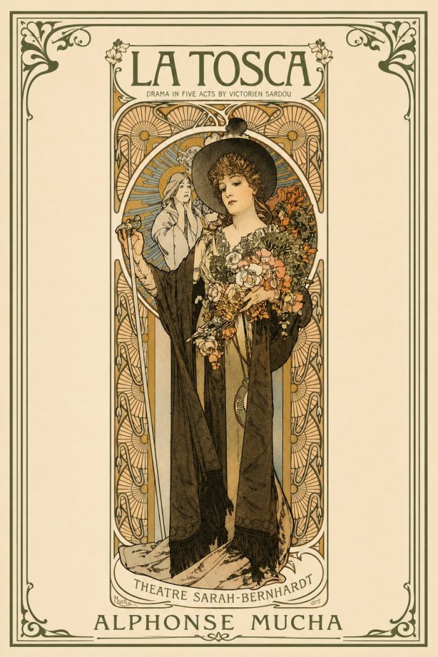 Mucha La Tosca No2 - Juliste
