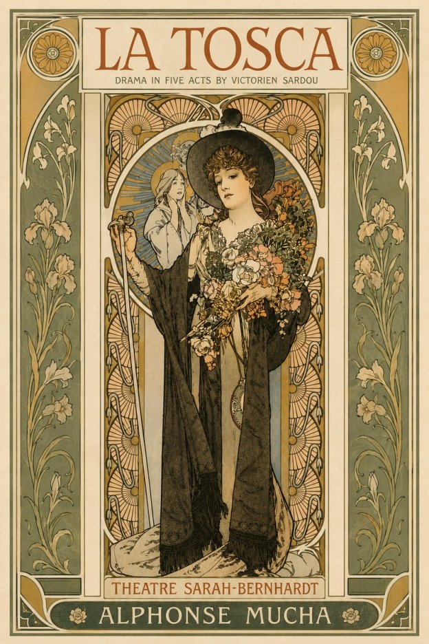 Mucha La Tosca No3 - Juliste
