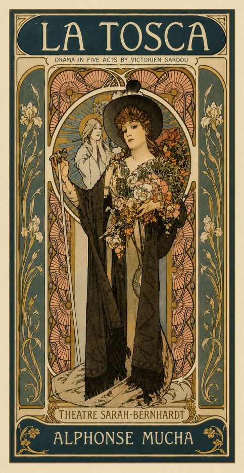 Mucha La Tosca No4 - Juliste