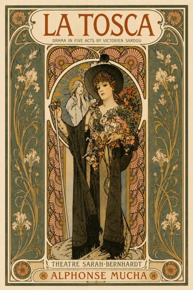 Mucha La Tosca No6 - Juliste