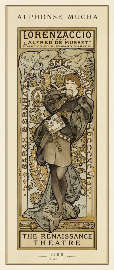 Mucha Lorenzaccio No1 - Juliste