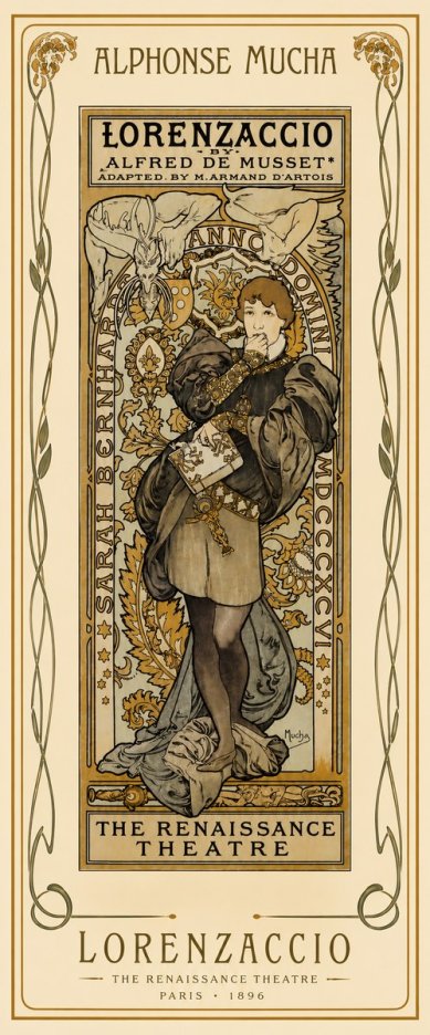 Mucha Lorenzaccio No4 - Juliste