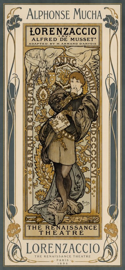 Mucha Lorenzaccio No6 - Juliste