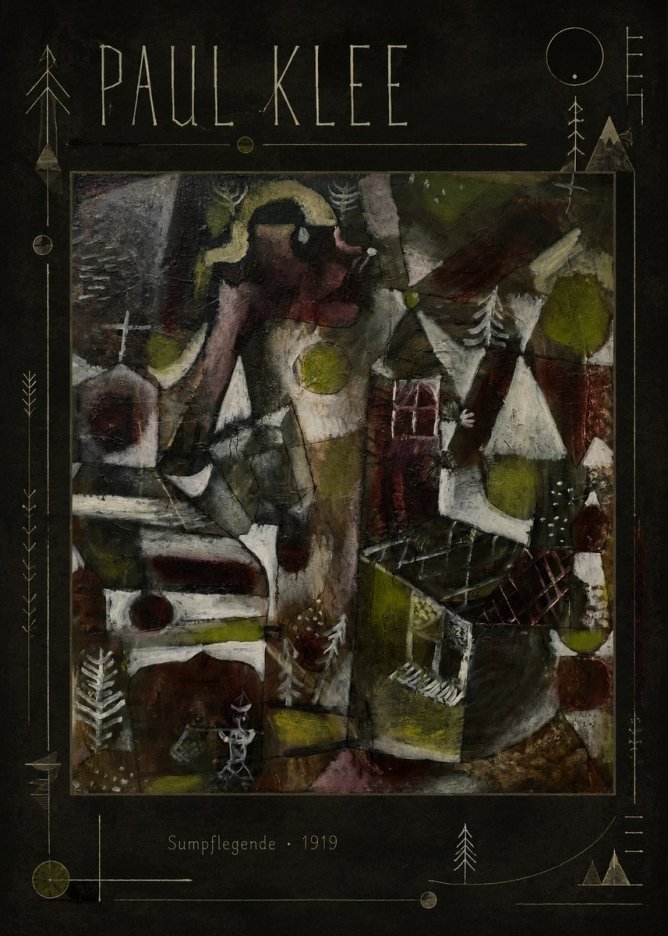 Paul Klee Sumpflegende I No3 - Juliste