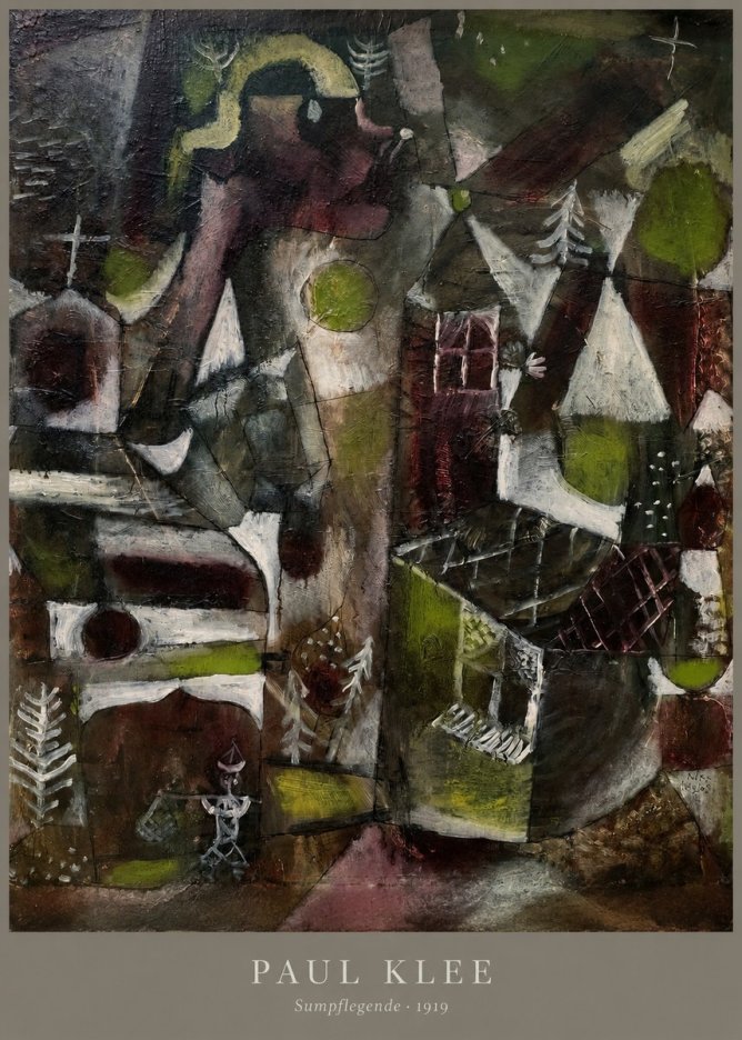 Paul Klee Sumpflegende I No6 - Juliste