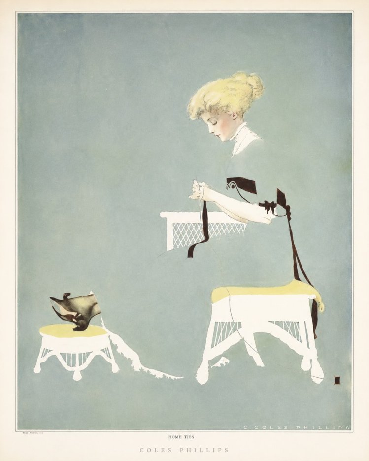 Coles Phillips Home Ties No6 - Juliste