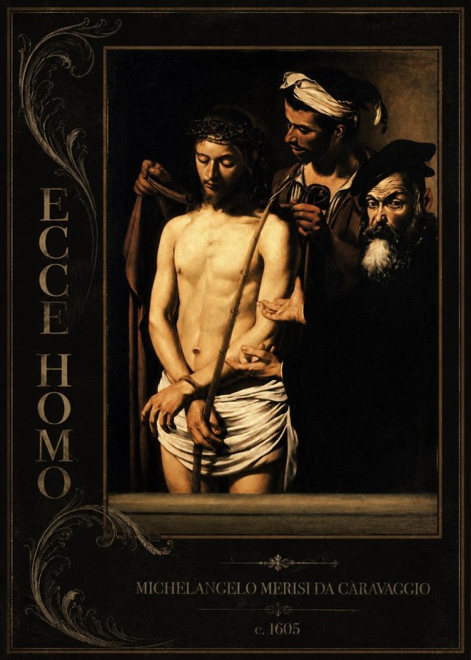Michelangelo Merisi da Caravaggio Ecce Homo No2 - Juliste