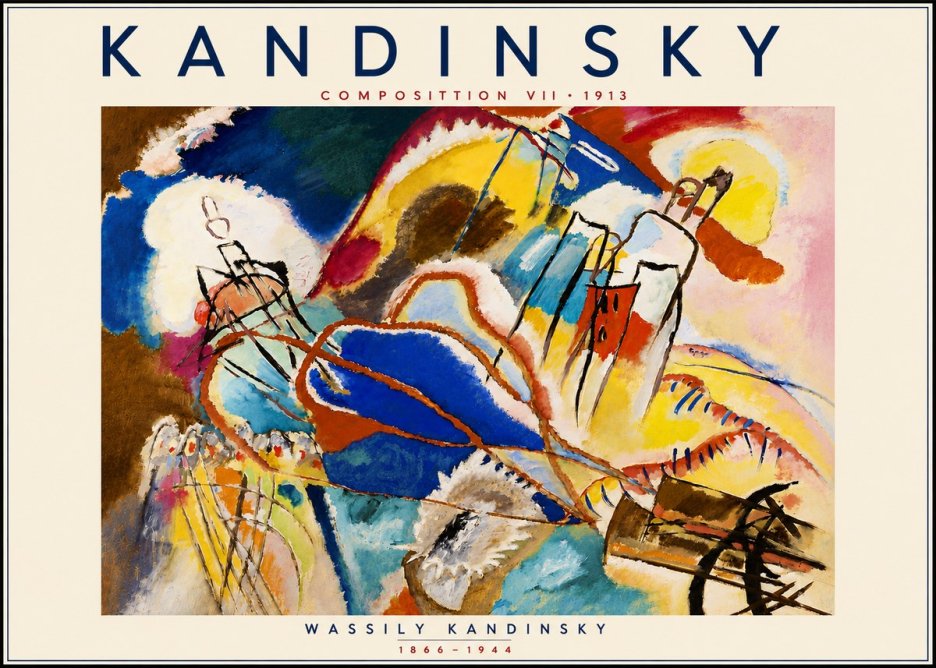 Kandinsky Composition Vii I No6 - Juliste