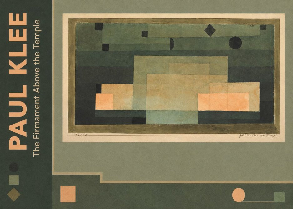Paul Klee The Firmament Above the Temple No2 - Juliste