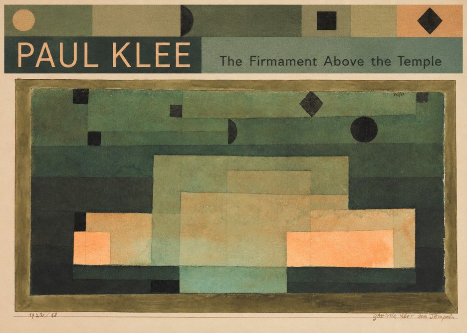 Paul Klee The Firmament Above the Temple No4 - Juliste