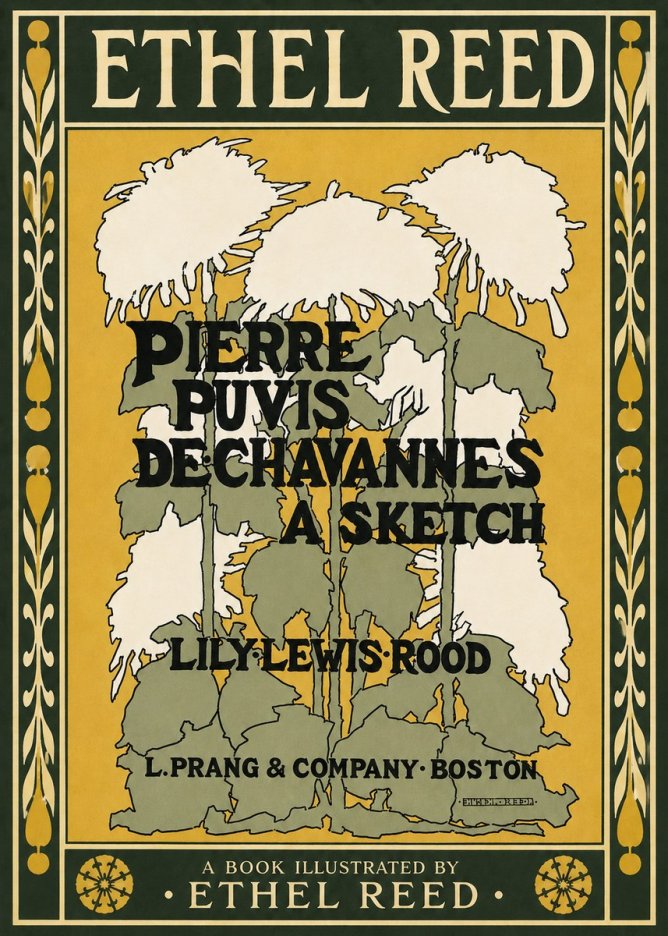 Ethel Reed Pierre Puvis De Chavannes a Sketch No3 - Juliste
