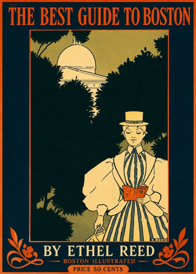 Ethel Reed The Best Guide to Boston No2 - Juliste
