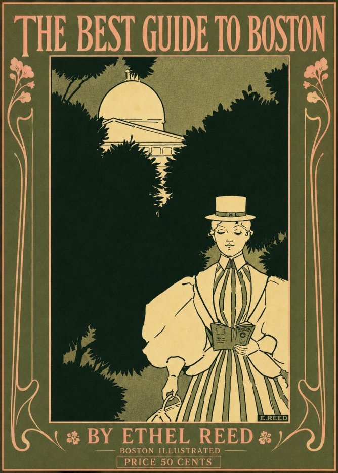 Ethel Reed The Best Guide to Boston No3 - Juliste