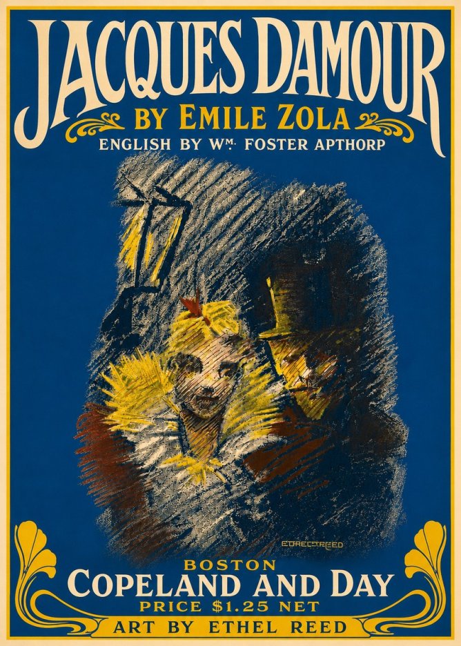 Ethel Reed Jacques Damour No5 - Juliste