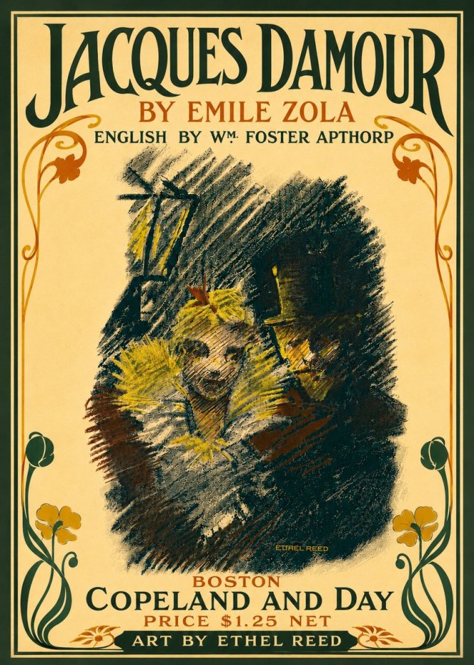 Ethel Reed Jacques Damour No6 - Juliste