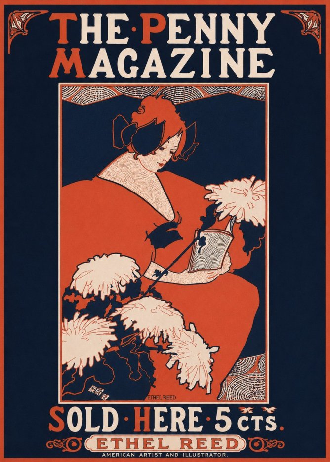 Ethel Reed The Penny Magazine No2 - Juliste