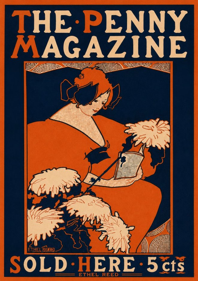 Ethel Reed The Penny Magazine No4 - Juliste