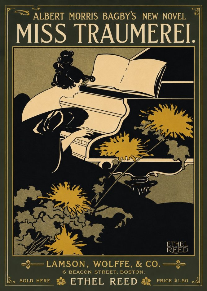 Ethel Reed Miss Traumerei. No3 - Juliste