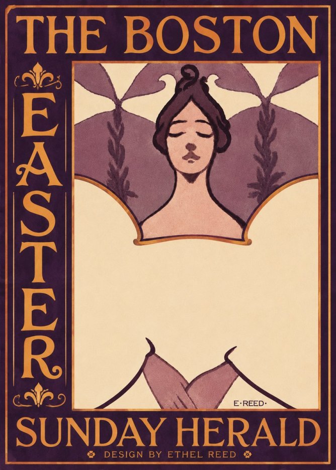 Ethel Reed The Boston Easter Sunday Herald No5 - Juliste