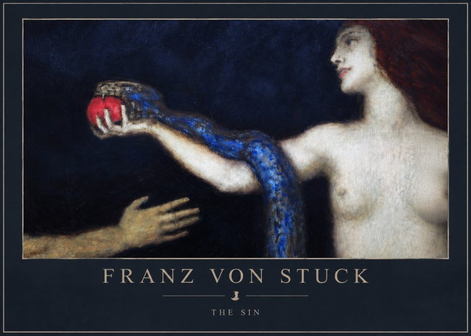 Franz von Stuck The Sin I No3 - Juliste
