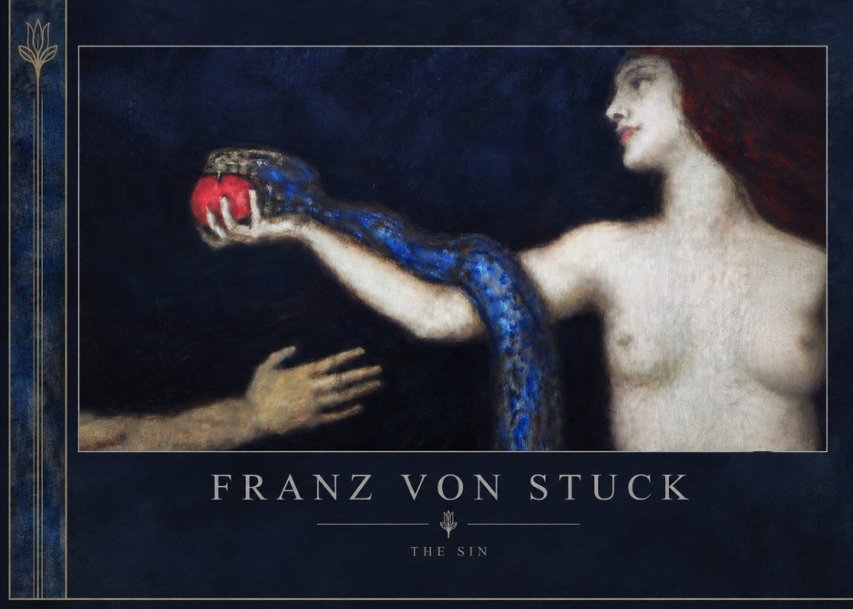 Franz von Stuck The Sin I No6 - Juliste