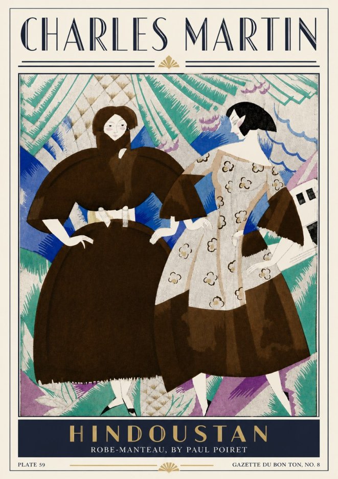 Charles Martin Hindoustan No5 - Juliste