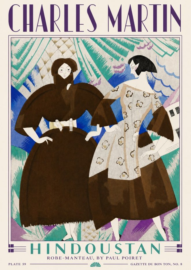 Charles Martin Hindoustan No6 - Juliste