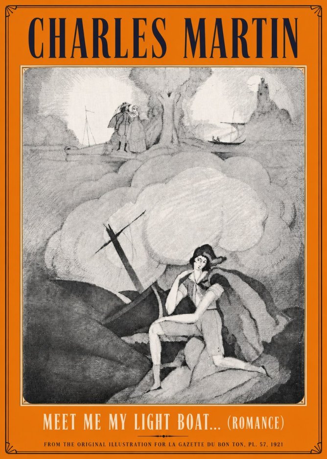 Charles Martin Meet Me My Light Boat... (Romance) No4 - Juliste