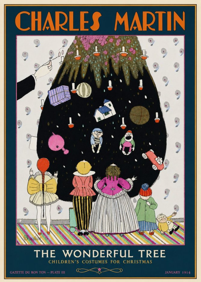 Charles Martin The Wonderful Tree No3 - Juliste