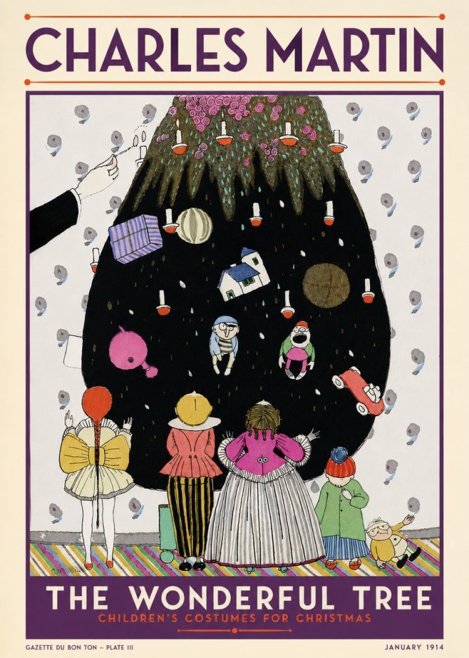 Charles Martin The Wonderful Tree No4 - Juliste