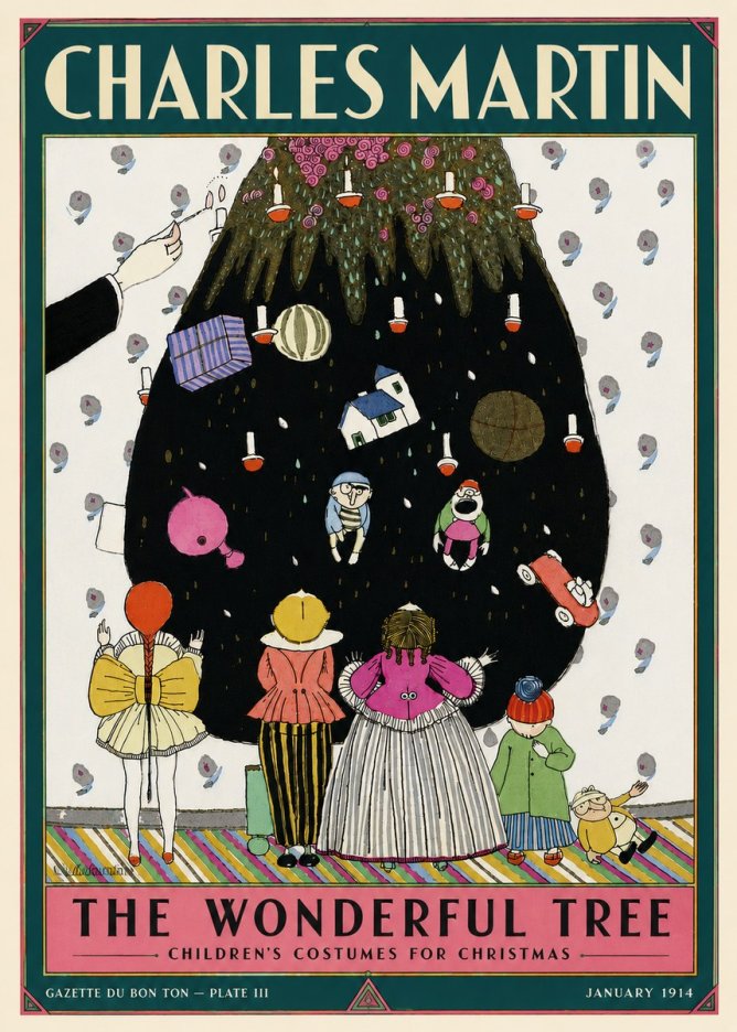 Charles Martin The Wonderful Tree No6 - Juliste
