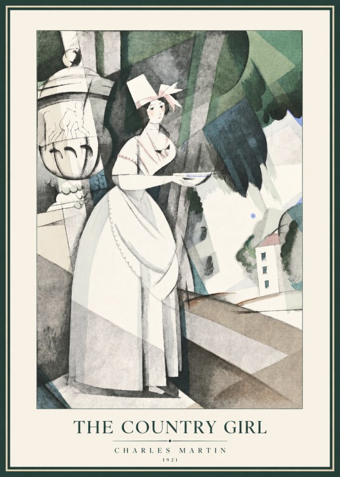 Charles Martin The Country Girl No1 - Juliste
