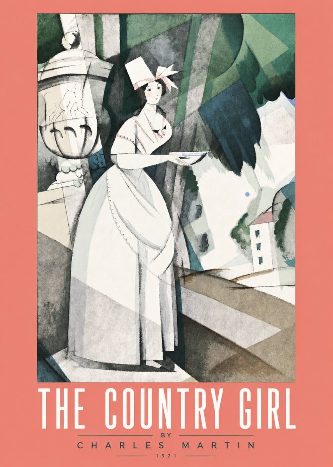 Charles Martin The Country Girl No3 - Juliste