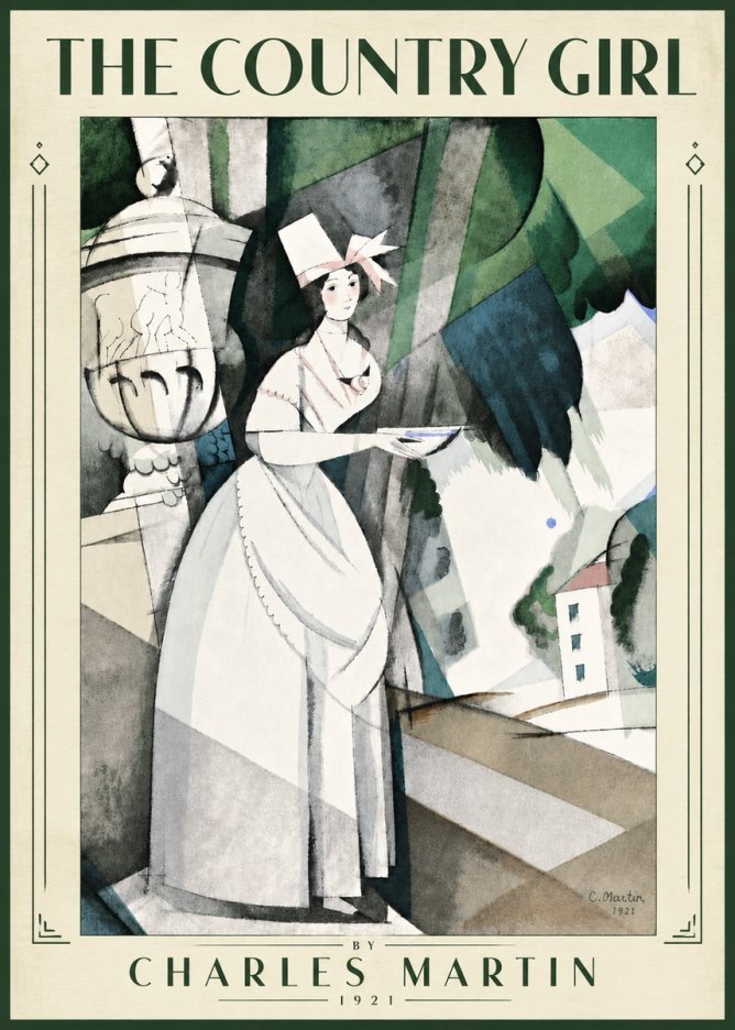 Charles Martin The Country Girl No5 - Juliste